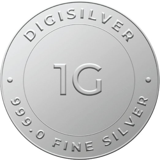 DG 1 Gram Silver Coin 24k (99.9%)